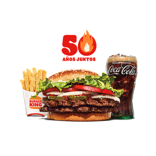 Menú Doble Whopper® Grande