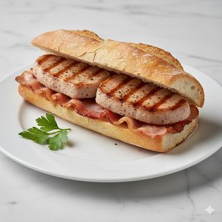Bocadillo De Lomo Y Bacon