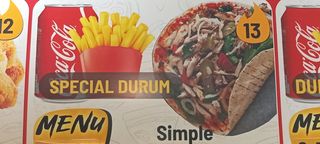 Menu Durum Special 