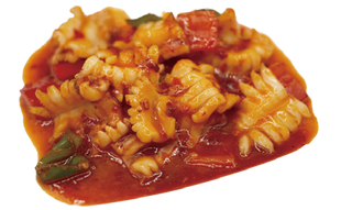 274. Calamares Salteados Con Pimientos Y Cebolla