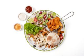 Shoarma drobiowa z serem