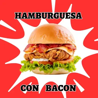 Hamburguesa de bacon