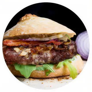 Burger Cheese & Bacon + Bebida a elegir