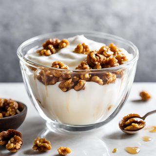 Iogurte Grego com Mel e Nozes