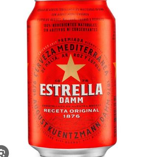 Cerveza Estrella lata