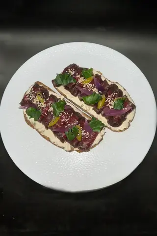 Smorrbrood cu muschi de vita