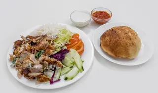 Piatto kebab medio