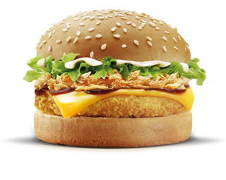 ქათმის ბურგერი დელუქსი