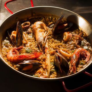 Paella de marisco
