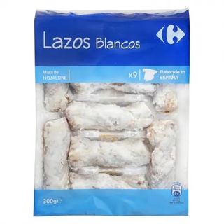 Lazos De Hojaldre Blancos Carrefour 9 Ud.