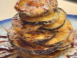 Berenjenas en Tempura con Miel de Palma