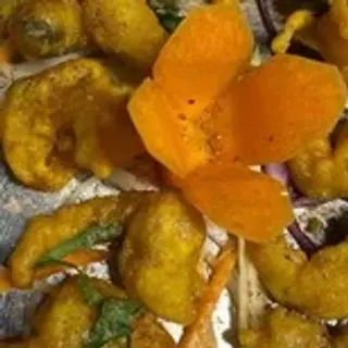Pakora di gamberetti
