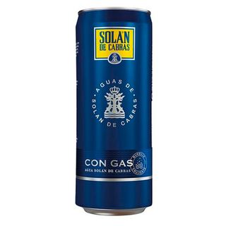 Agua Con Gas Solán de Cabras Lata 33cl.