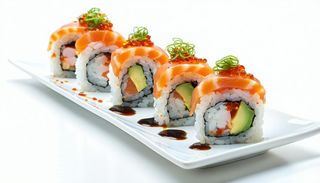 Uramaki hot sake - 4 pezzi