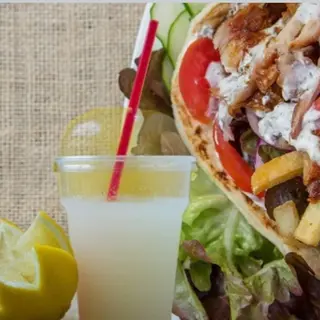 Veliki Gyros+ točena Coca-Cola, Fanta ili limunada