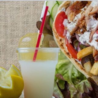 Veliki Gyros+ točena Coca-Cola, Fanta ili limunada