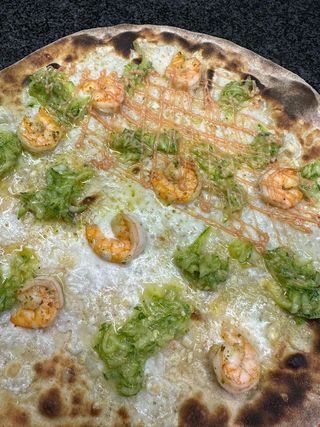 Gamberi e zucchine - piatto