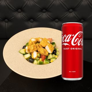 Salata crispy ( 420 gr ) + suc 330 ml 