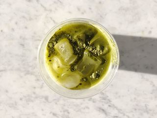 Matcha latte iced