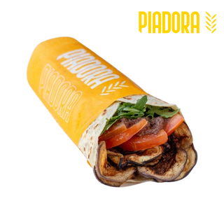 Melanzane grigliate, pomodoro fresco, rucola e patè di olive