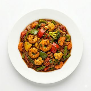 Gambas Kadai