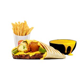 Chilli Cheese Beef Wrap Combo