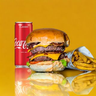 Menù Double Bacon Burger