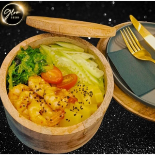 Poke bowl Gambas wakame 
