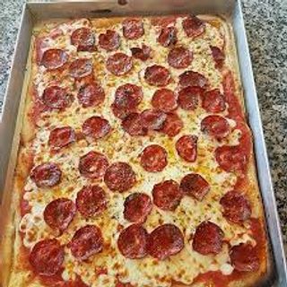 Teglia di pizza diavola