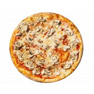 Пицца с курицей и грибами