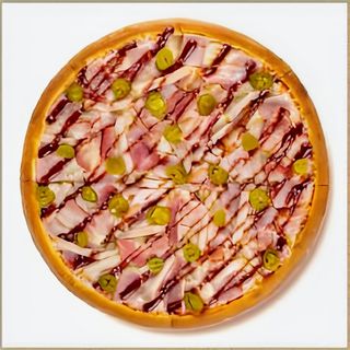 Пицца "BBQ с халапеньо"