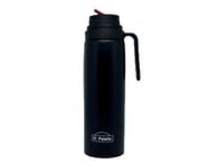 Termo acero Inox. 1l con pico vertedor. Negro (2707)