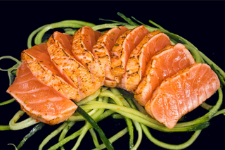 3. Сьомга татаки