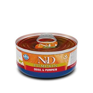N&D GF PUMPKIN QUAIL ADULT гарбуз, перепел 70г