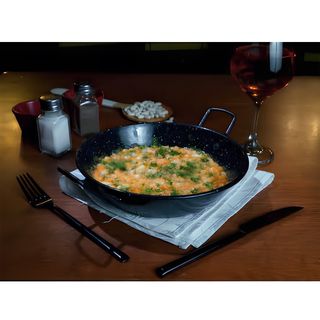 Iahnie de fasole cu lipie pe vatra