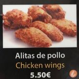 Alitas De Pollo (8 Uds.)