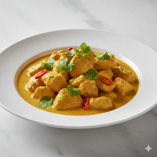 Pollo con curry