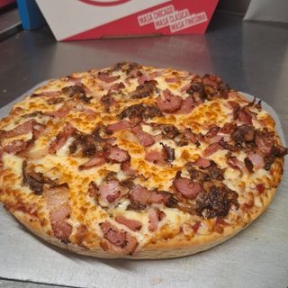 Bacon and Pulled Pork (30 cm. Masa Chicago)