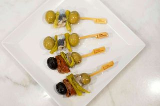 Zestaw 4 hiszpańskich gildas "Sardynka"