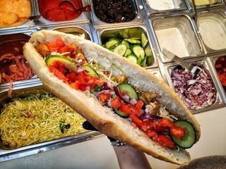Baghetă XXL Caprese (vegetarian)
