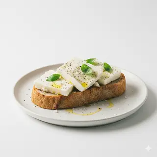 Tostada De Queso Fresco