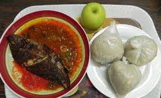 Fufu with Fish