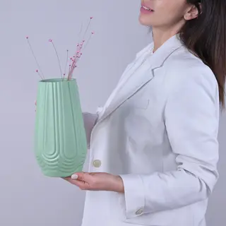 Vaza "Ori Gami" verde