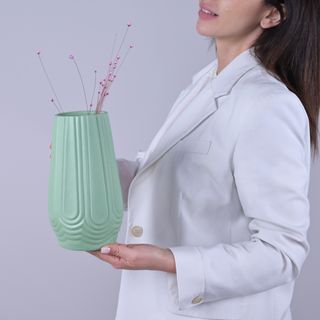 Vaza "Ori Gami" verde