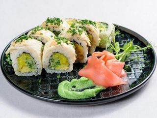 OPIEKANA MAŚLANA Z TRUFLAMI I SOSEM YUZU