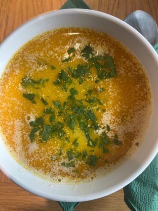 Ciorba de burta falsa din Pleurotus cu ou