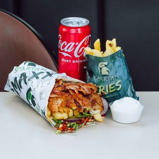 Meniu Gyros Vitel Purcel Berbecut  XXL