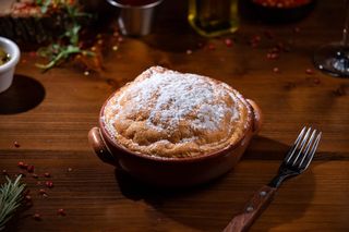 Clătite bănățene la cuptor cu brânză dulce și bezea