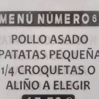 Menú N° 6