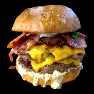 Денвър бургер с картофки и Coca-cola